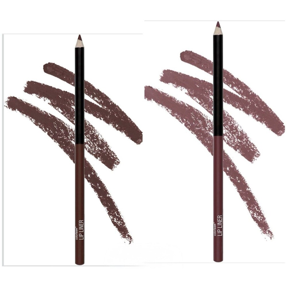 2 Pack Wet n Wild Color Icon Lip Liner Pencil 715 Plumberry & 666 Brandy Wine